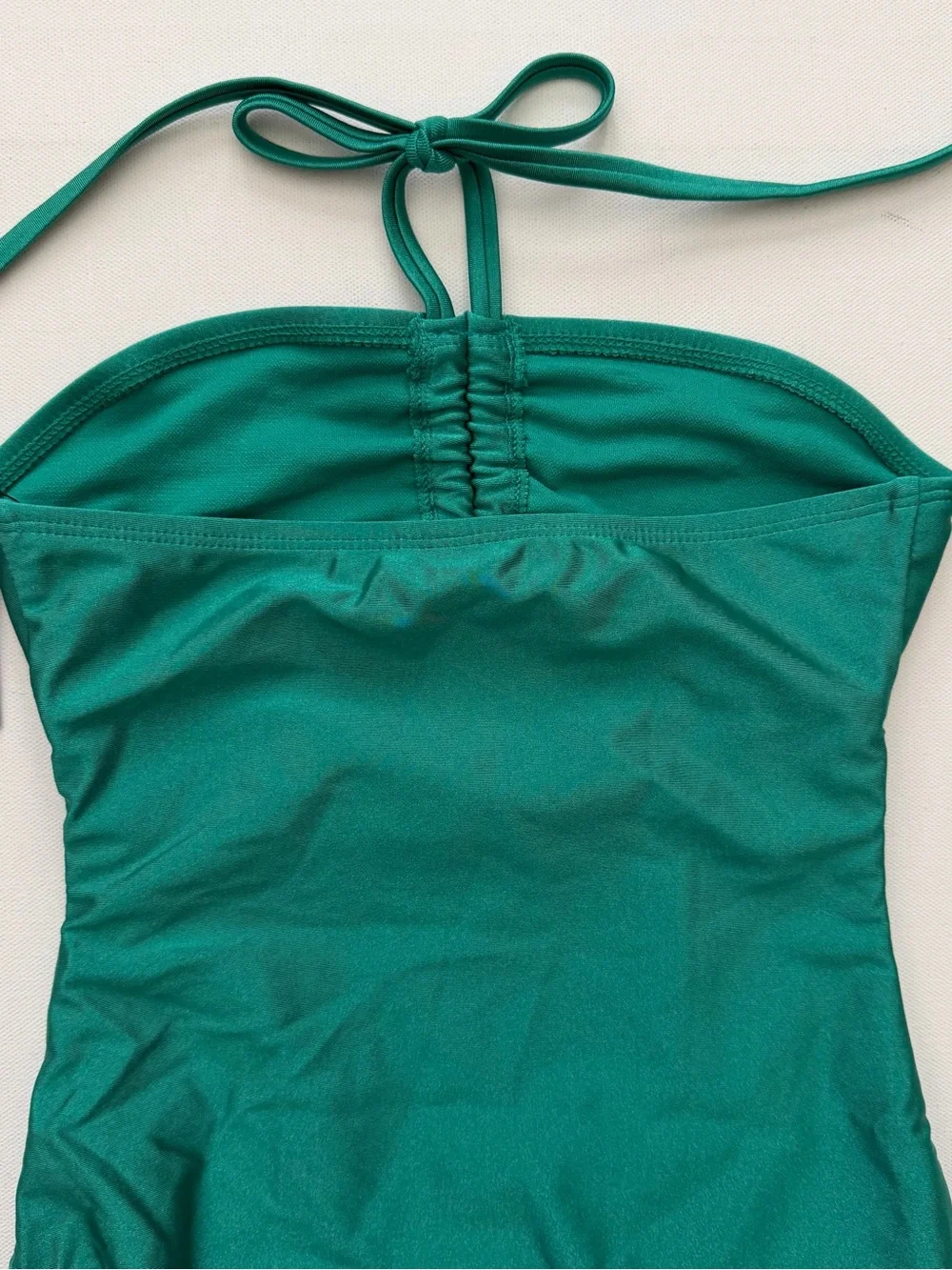art class Girls' Teal Halter One-Piece Swim Size S (6/7)